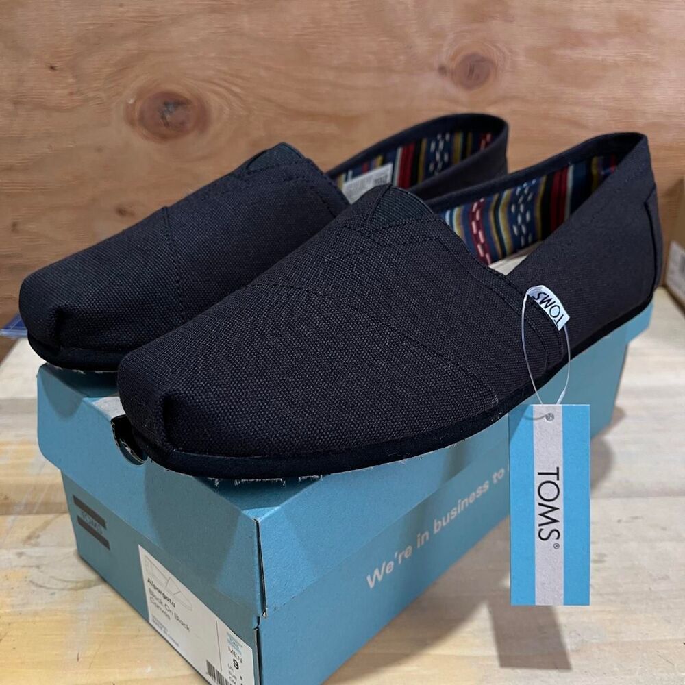 Toms Men's Black Espadrilles